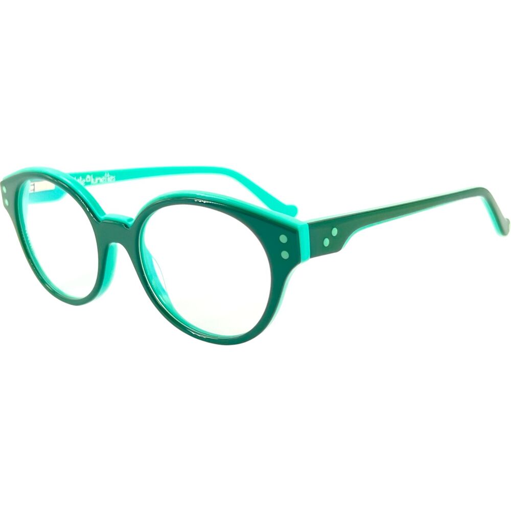 Tete A Lunettes 20+13=33 Girls Plastic Eyeglass Frame 1020 Green